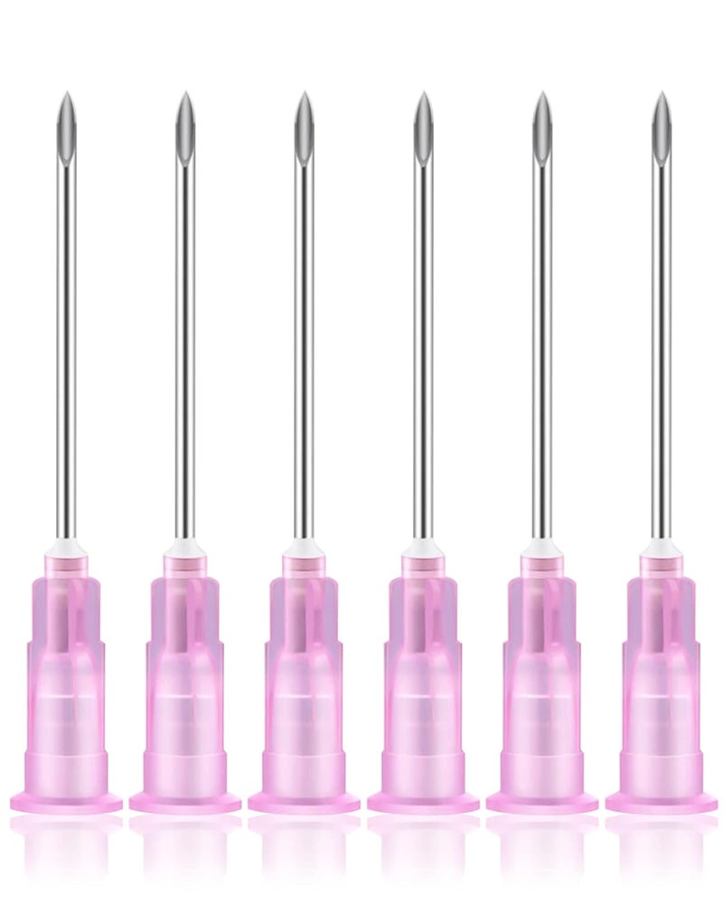 GODCREAT 18 Gauge 1.5 Inch Needle, 100 Pack Luer Lock Individually Sealed Wrapped, Labs Tools Accessories for Scientific, Measuring and Refilling, Industrial - Image 1